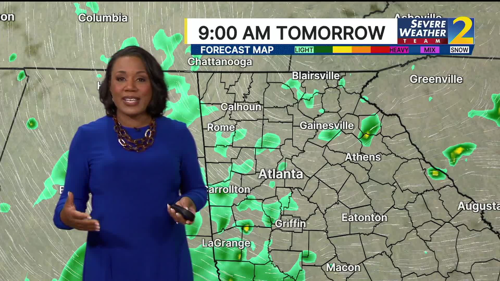 Thursday morning starting dry but may not stay that way