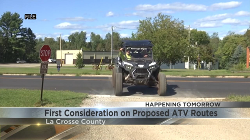 La Crosse County Board to discuss adding new ATV routes