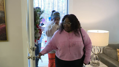 Atlanta Habitat for Humanity volunteer surprised with home of her own